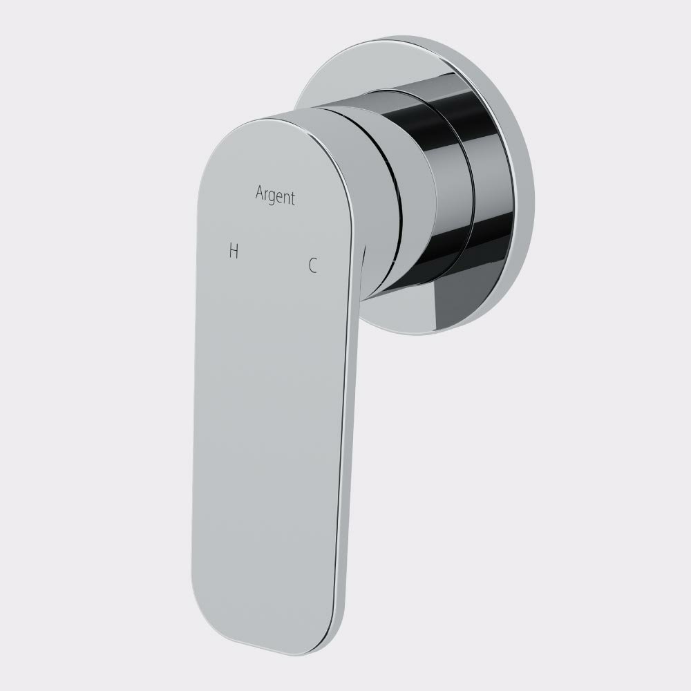 argent pace 2.0 shower mixer chrome