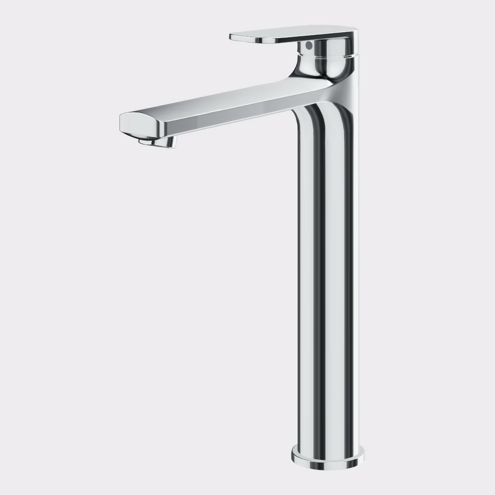 argent pace 2.0 vessel mixer chrome