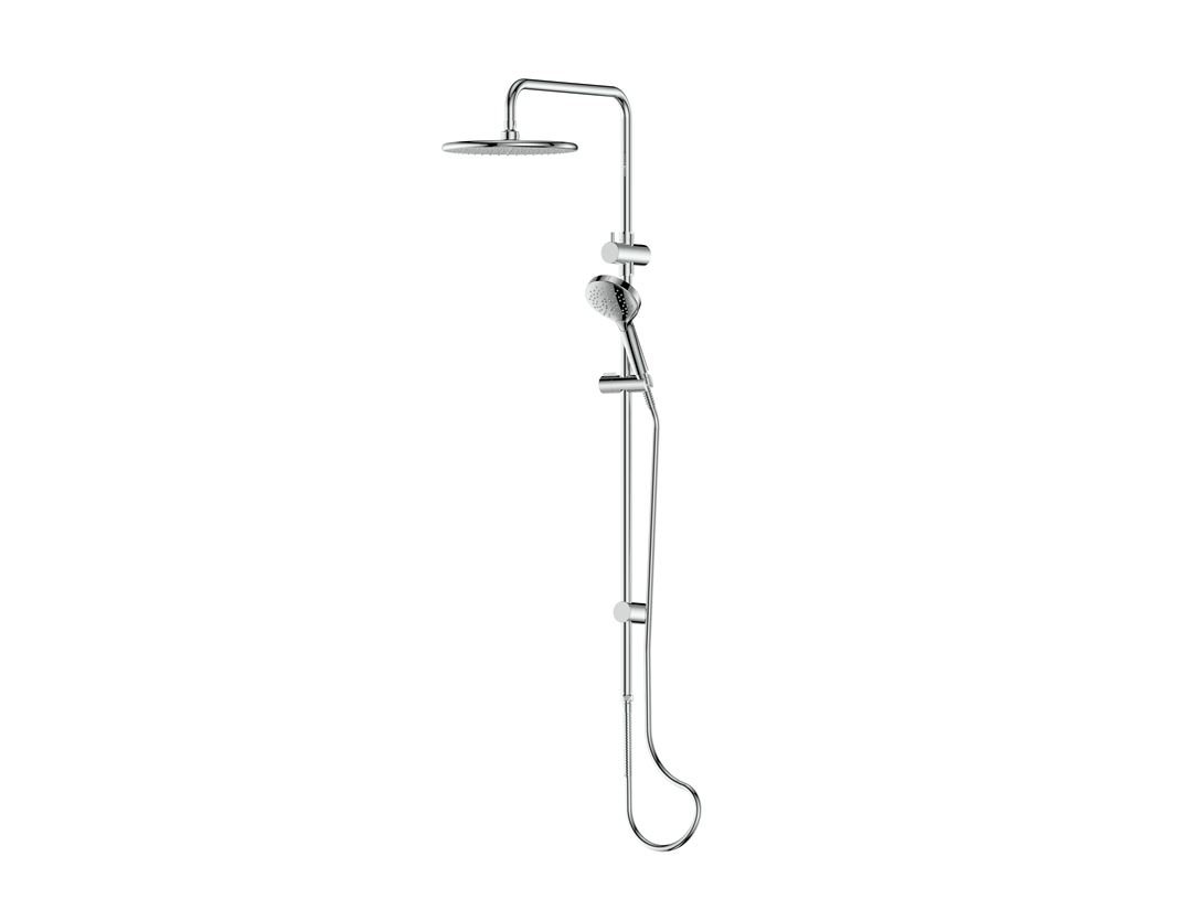 greens tapware optima plus twin shower chrome