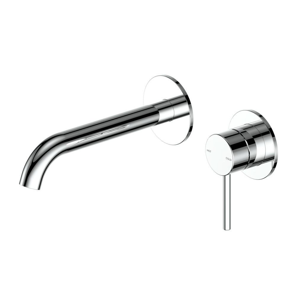 Greens tapware optima plus wall basin mixer chrome finish.