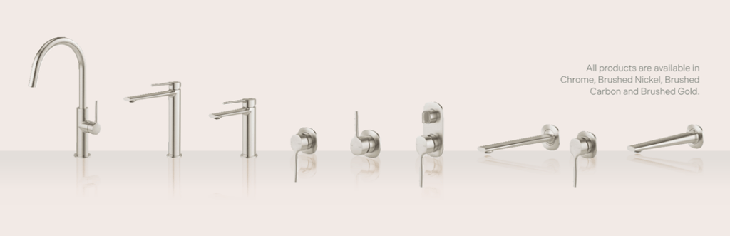 Phoenix vask collection in brushed nickel finish