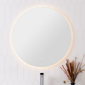 adp eclipse led backlit round mirror