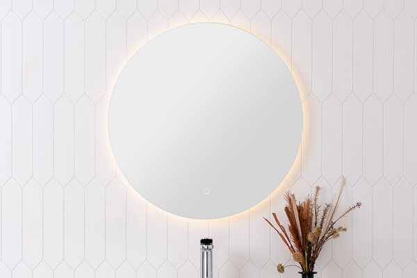 adp eclipse led backlit round mirror