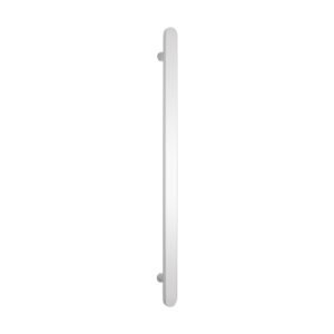 radiant vertical flat bar heated towel rail mirror polish