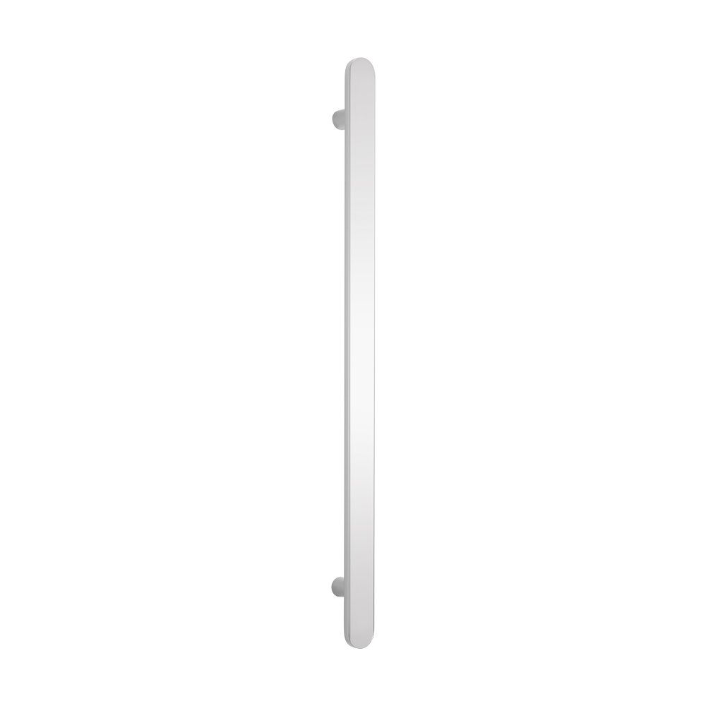 radiant vertical flat bar heated towel rail mirror polish