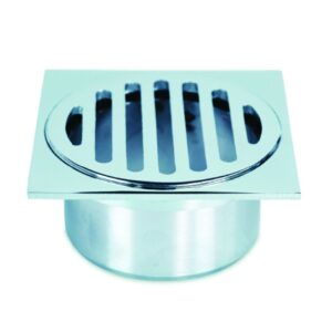 plastec tapered square floor waste chrome