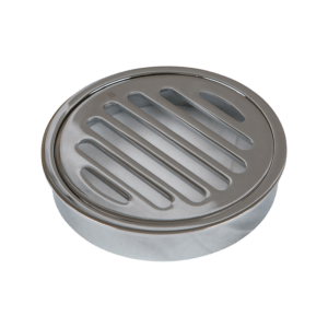 brasshards round floor waste chrome