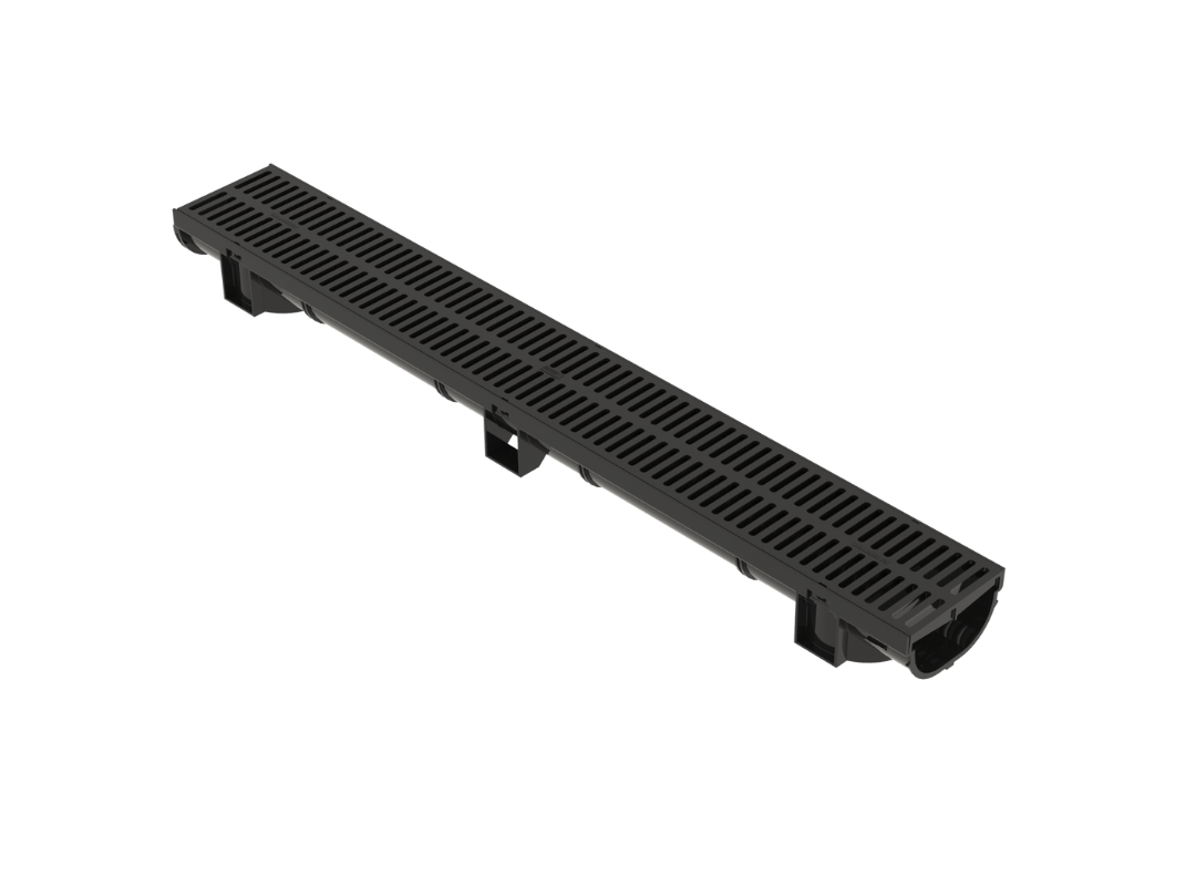 everhard easydrain compact polymer channel and grate