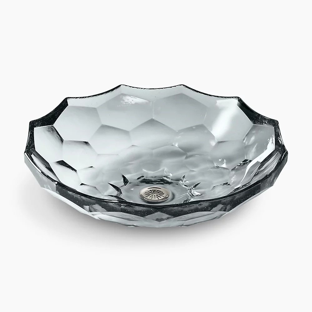 kohler briolette glass vessel ice