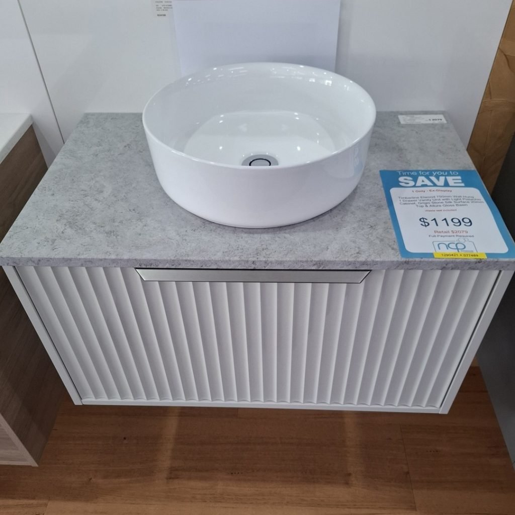 clearance timberline elwood 750 vanity allure basin