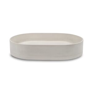 nood co pill ivory surface mount concrete basin