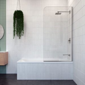 decina cascade bath pivot shower screen