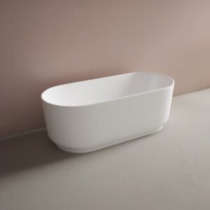studio bagno lust freestanding solid surface bath white