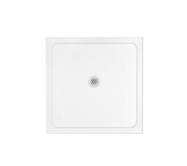 decina prelude square shower base centre waste