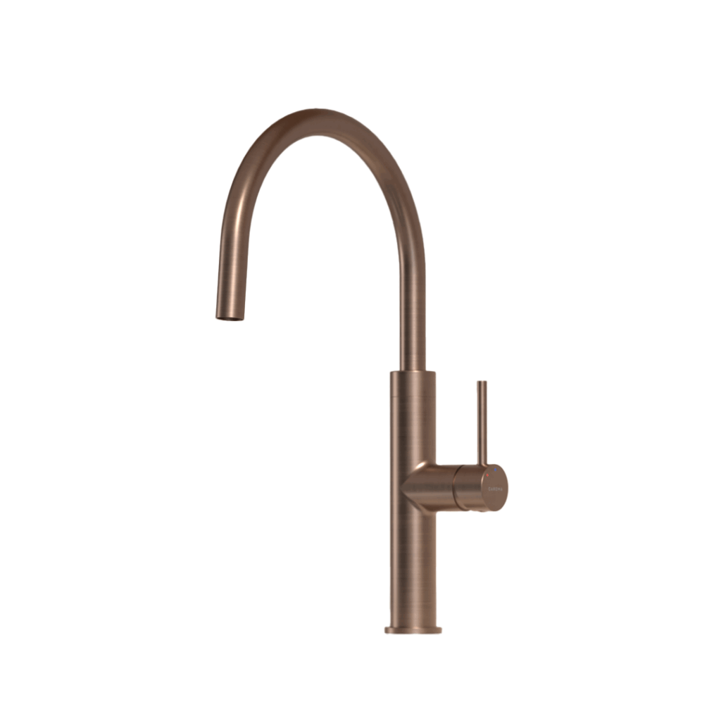 caroma liano ii sink mixer brushed bronze