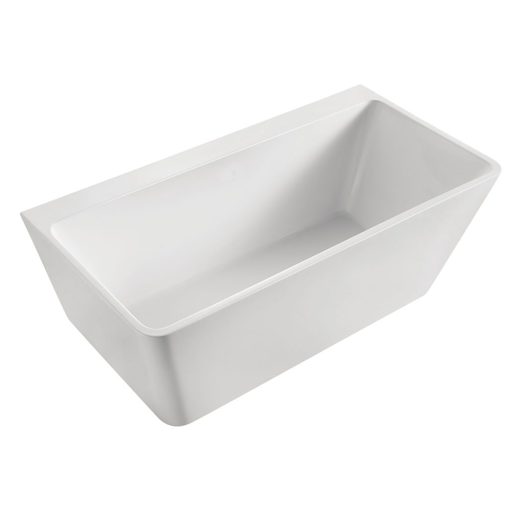 Harmony brunetti back to wall freestanding bath