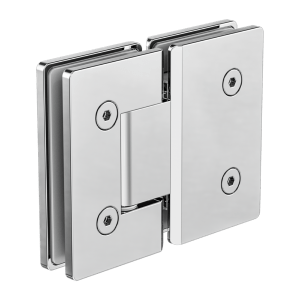 nero 180 degree glass to glass shower hinge 10mm glass chrome