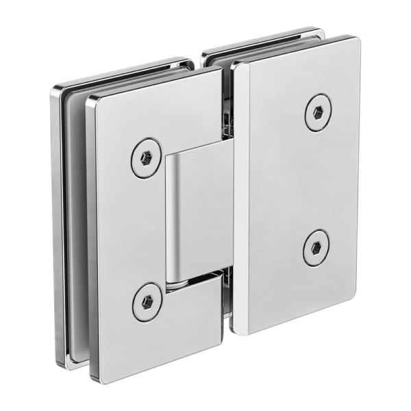 nero 180 degree glass to glass shower hinge 10mm glass chrome