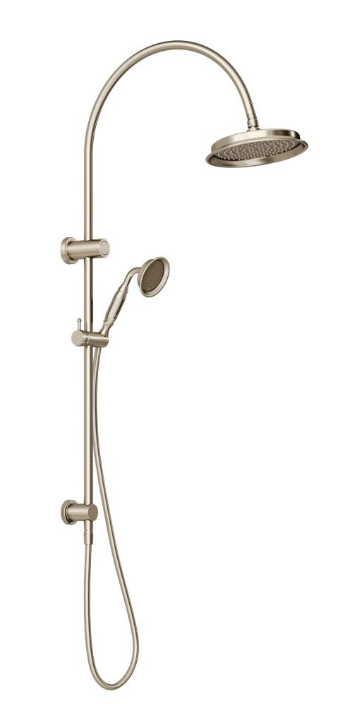 villeroy & boch avia 2.0 shower system brushed nickel