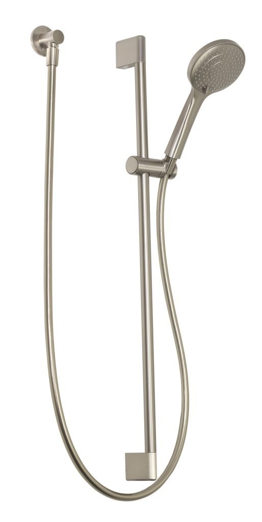 villeroy & boch soho architectura style rail shower set brushed nickel