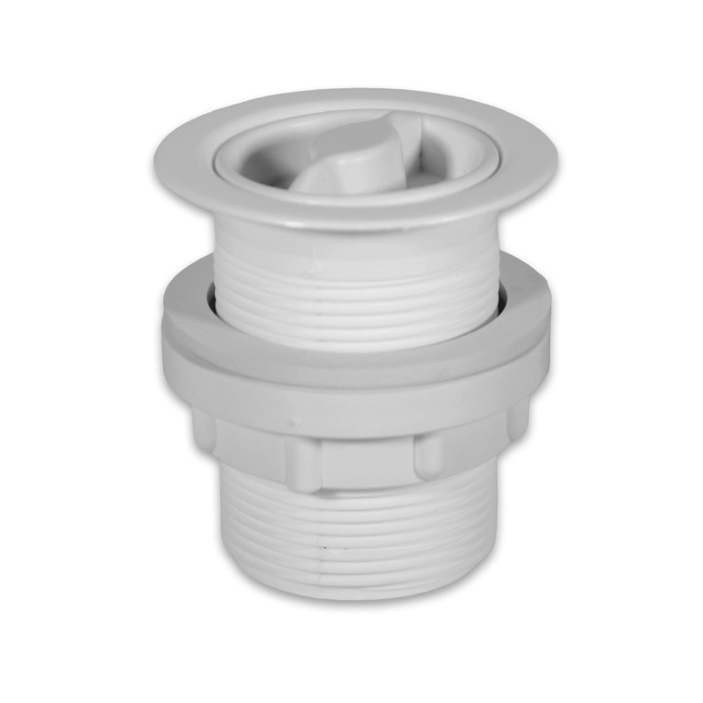plastec white pvc plug & waste.