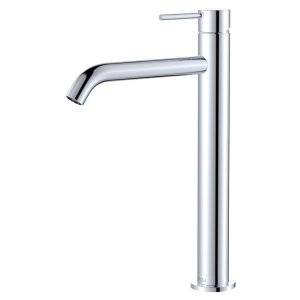 Fienza Kaya tall basin mixer chrome finish.
