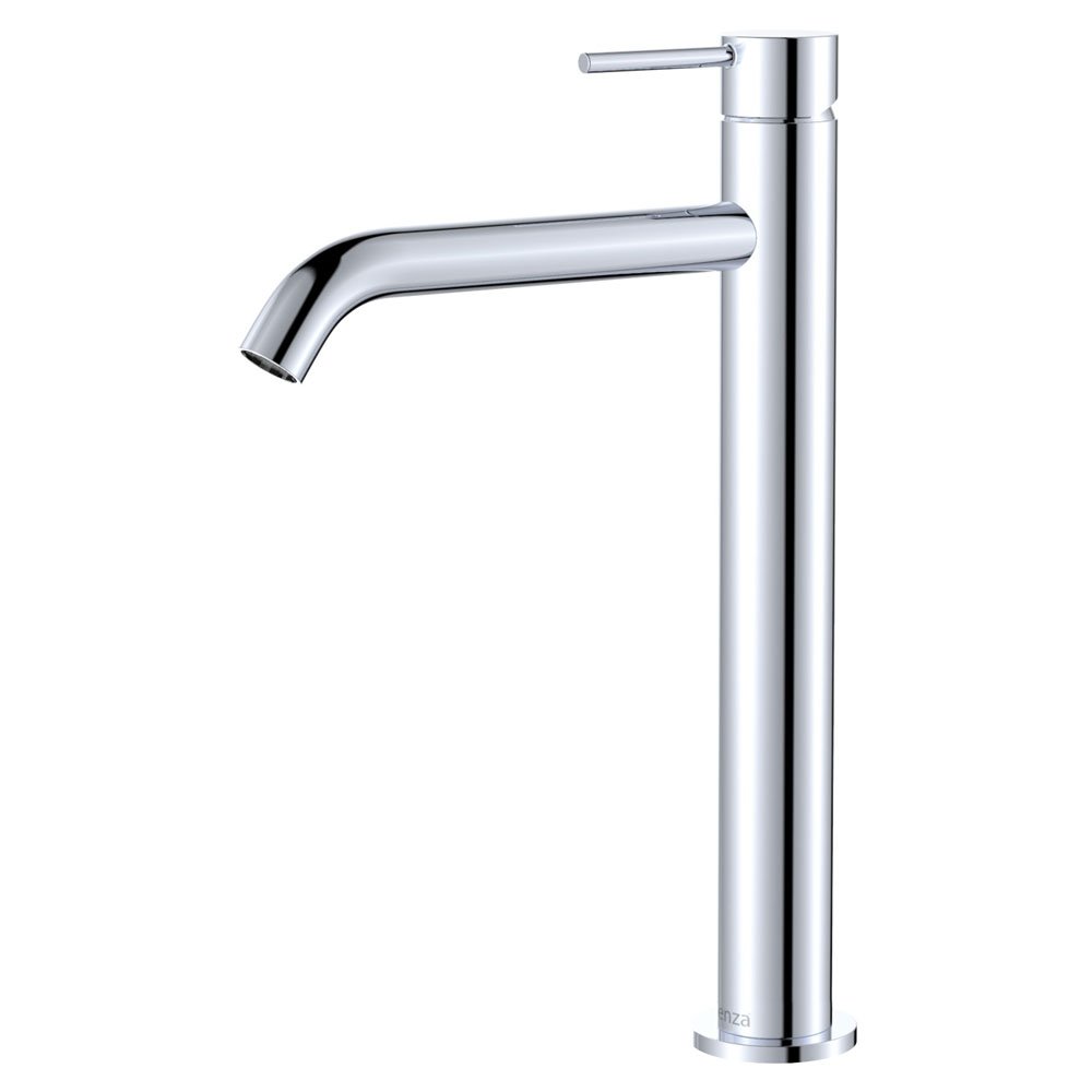 Fienza Kaya tall basin mixer chrome finish.