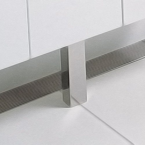 adp polished stainless steel plumbing cover plate.