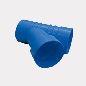Draincoil y junction blue 100mm.