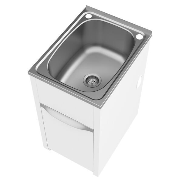 clark eureka 45l compact laundry tub & cabinet.