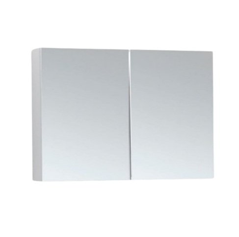 arto pencil edge 900 two door mirrored shaving cabinet.