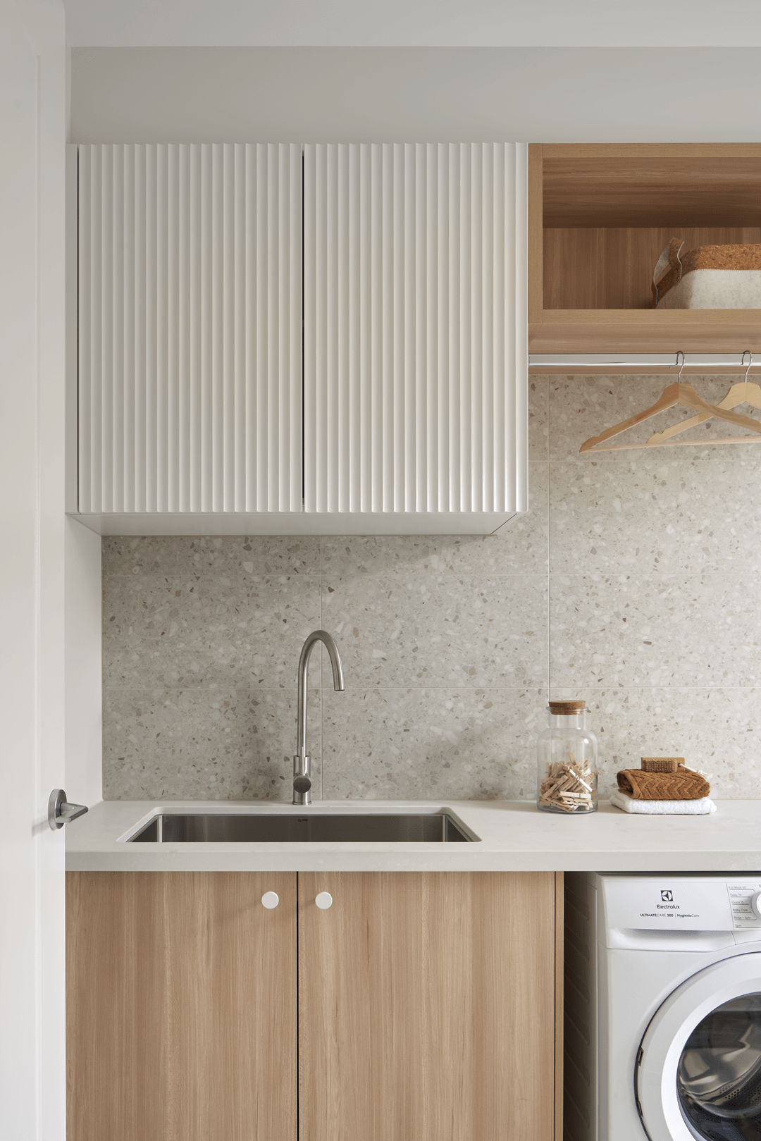 Caroma Liano II sink mixer brushed nickel finish - Boutique Parkville.