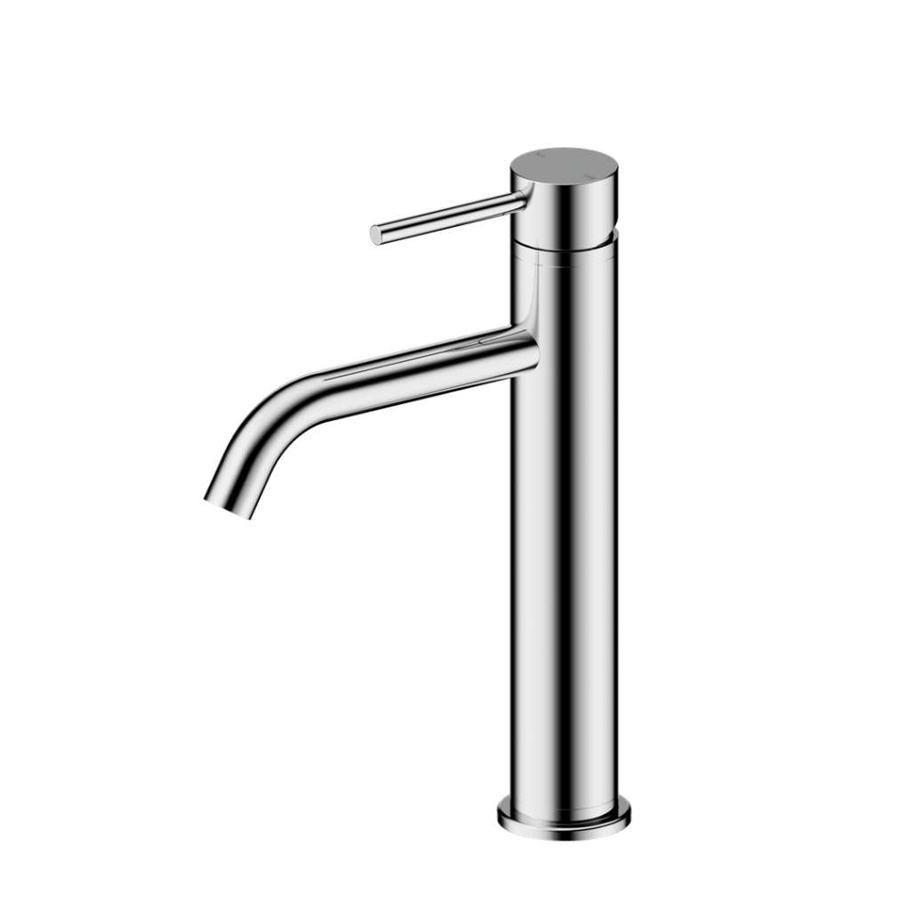 Harmony senza plus tower basin mixer chrome finish.