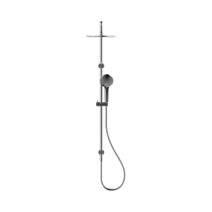 Nero round twin shower chrome finish.