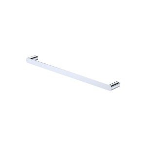 Fienza empire slim 600 single towel rail chrome finish.
