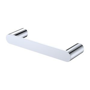 Fienza empire slim hand towel rail chrome finish.