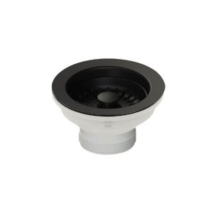 Turner hastings 90x50 basket waste matte black finish.