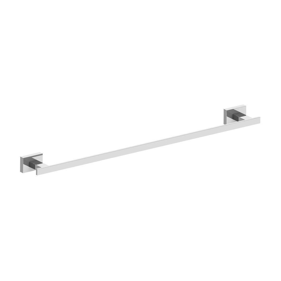 Harmony alto single towel rail chrome finish.