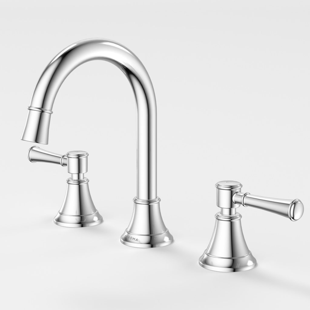 520020C6AF RIVIERE HOB BASIN SET 6S CH LF Caroma riviere basin set chrome finish.