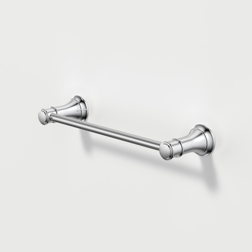 520033C RIVIERE HAND TOWEL RAIL CH Caroma riviere hand towel rail chrome finish.