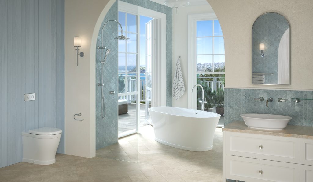 Caroma Riviere bathroom collection.