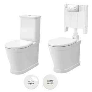 Caroma Riviere Toilet Caroma riviere back to wall toilet and invisi inwall wall face toilet pan.