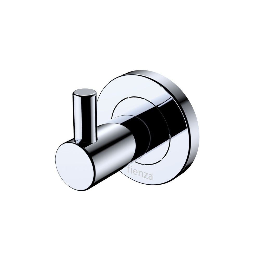 Fienza kaya robe hook chrome finish.